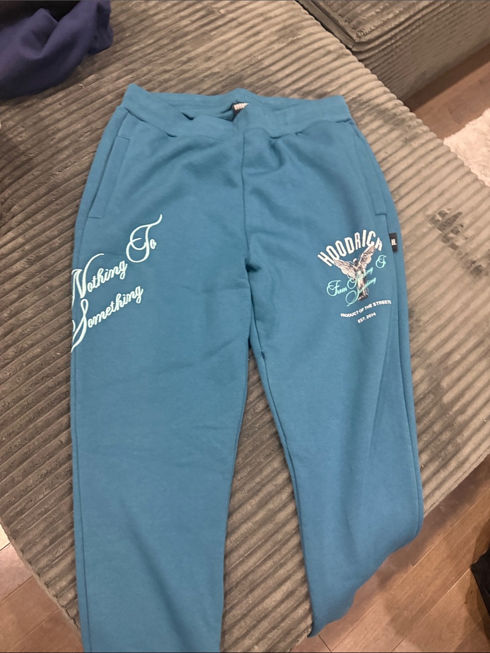 Hoodrich Teal Graphic Joggers
